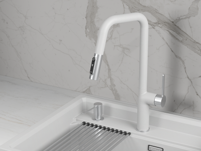 Детальное фото товара: GRANULA 9011 смеситель, нержавеющая сталь, арктик