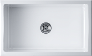 Фото товара: Omoikiri Mikura 76-WH Glossy, мойка, керамика, белый глянцевый