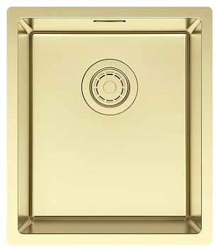 Фото товара: Paulmark LASSAN 38 UNI, мойка, нержавеющая сталь, светлое золото