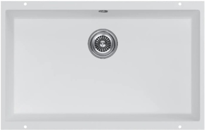 KUCHENSTERN UNDER 80, мойка, гранит, белый