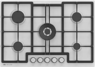 Фото товара: MILLEN MGHD 7501 WH газовая поверхность