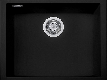 Фото товара: Rivelato STRIA SR-6053 nero profondo, мойка, гранит, черный