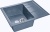 GranFest QUADRO GF-Q-650 L, мойка, мрамор, графит Детальное фото товара: GranFest QUADRO GF-Q-650 L, мойка, мрамор, графит