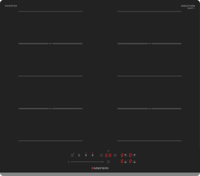 Детальное фото товара: MEFERI MIH604BK COMFORT PLUS индукционная поверхность
