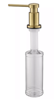 Фото товара: Paulmark BREVIT, дозатор для моющего средства, светлое золото