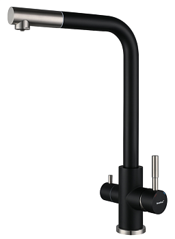 Фото товара: GranFest GF-Z-5421, смеситель, гранит, черный