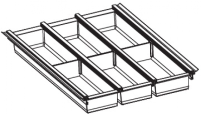 Детальное фото товара: Ninka Cuisio Aqua 400, Legrabox Blum, лоток для столовых приборов, черный