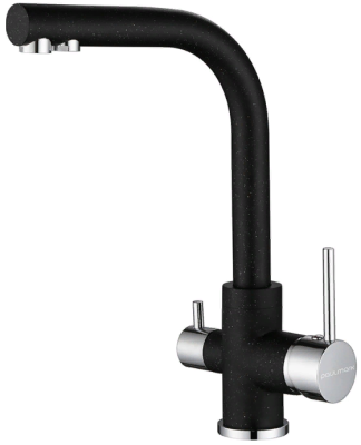 Детальное фото товара: Paulmark ESSEN, смеситель, гранит, черный