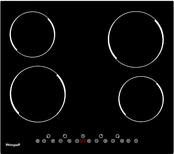 Фото товара: Weissgauff HV 640 B стеклокерамическая поверхность