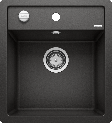 Blanco Dalago 45-F, мойка, гранит, черный с клапаном-автоматом Blanco Dalago 45-F, мойка, гранит, черный с клапаном-автоматом
