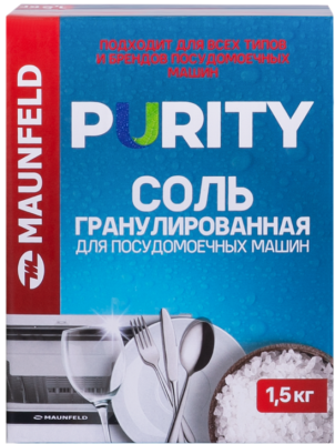 Детальное фото товара: Maunfeld соль для посудомоечных машин MDS1500G