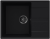 Maunfeld Lacrima 650 MFQS-650B, мойка, гранит, черный Детальное фото товара: Maunfeld Lacrima 650 MFQS-650B, мойка, гранит, черный