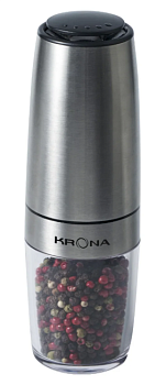 Фото товара: Krona Salz Pfeffer Schwerkraft Inox измельчитель для специй электрический