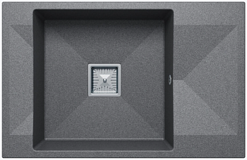 Фото товара: Tolero BLADE 780, мойка, гранит, грей