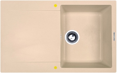 Детальное фото товара: Zigmund & Shtain RECHTECK 775, мойка, топленое молоко