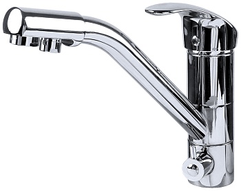 Фото товара: Zigmund & Shtain ZS 1100, смеситель, нержавеющая сталь