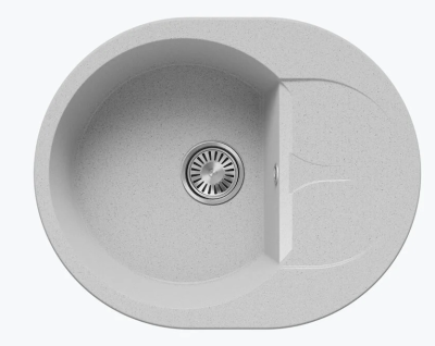 Polygran ATOL-620, мойка, мрамор, светло-серый 314 Polygran ATOL-620, мойка, мрамор, светло-серый 314