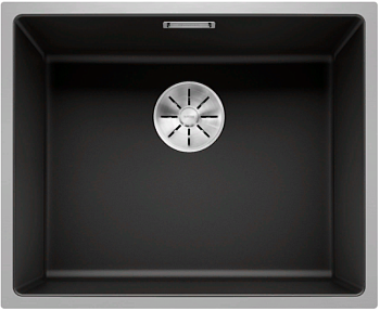 Фото товара: Blanco Subline 500-IF SteelFrame, мойка, гранит, черный