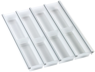 Ninka Cuisio Aqua 500, Innotech Hettich, лоток для столовых приборов, белый