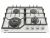 Midea MG643TGW Детальное фото товара: Midea MG643TGW газовая поверхность
