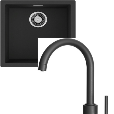Детальное фото товара: Omoikiri Yamakawa 45T-U/I-BL + Shinagawa 2 Plus-BL черный