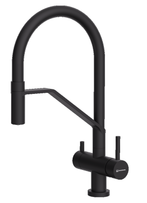 Детальное фото товара: Omoikiri Akeno-GB-BL, смеситель, графит