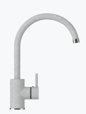 Polygran Элара, смеситель, светло-серый 314