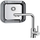 Omoikiri Omi 44-U/IF-IN Quadro + Nakagawa 2 Plus-BN нержавеющая сталь