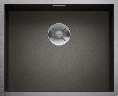 Детальное фото товара: Blanco Zerox 500-U, мойка, нержавеющая сталь Dark Steel