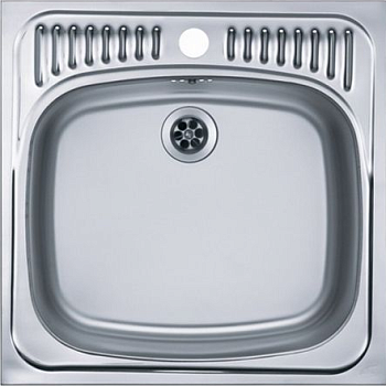 Фото товара: ALVEUS BASIC 130 NAT-60, мойка, нержавеющая сталь (в комплекте с сифоном 1011717)