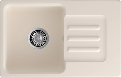 Детальное фото товара: GranFest GF-SMART 680 L, мойка, мрамор, белый