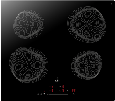 Фото товара: LEX EVI 640 R2 I BL индукционная поверхность