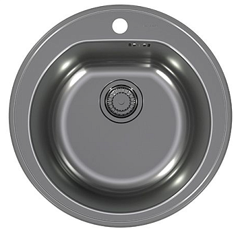 Фото товара: ALVEUS FORM MONARCH 30 ANTHRACITE-90, мойка, нерж.сталь, антрацит (в компл. с выпуском без сифона)