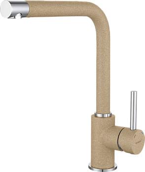 Фото товара: GranFest 3651, смеситель, мрамор, песочный