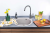 Omoikiri Akegata 51-BE, мойка, гранит, ваниль Детальное фото товара: Omoikiri Akegata 51-BE, мойка, гранит, ваниль