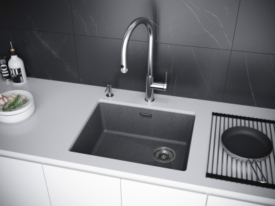 Детальное фото товара: Paulmark LUMI 55UNI, мойка, гранит, графит