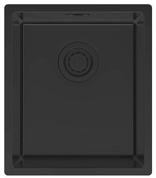 Фото товара: Paulmark LASSAN 38 UNI, мойка, нержавеющая сталь, матовый черный