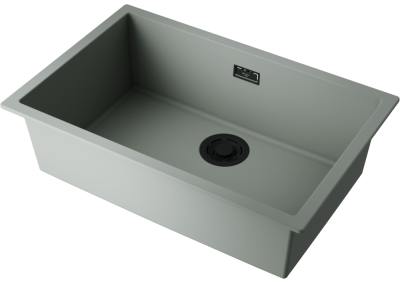 Детальное фото товара: Omoikiri Yamakawa 75-U/I-WG, мойка, керамика, ветреный зеленый