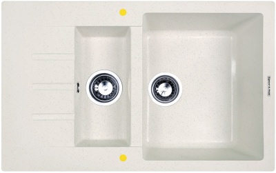 Детальное фото товара: Zigmund & Shtain RECHTECK 775.2, мойка, каменная соль 
