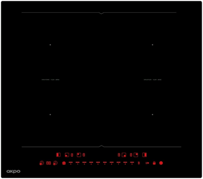 Детальное фото товара: AKPO PIA 6094123FZ-2 BL индукционная поверхность