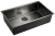 Emar EMB-133 PVD Nano Dark, мойка, вороненая сталь Детальное фото товара: Emar EMB-133 PVD Nano Dark, мойка, вороненая сталь