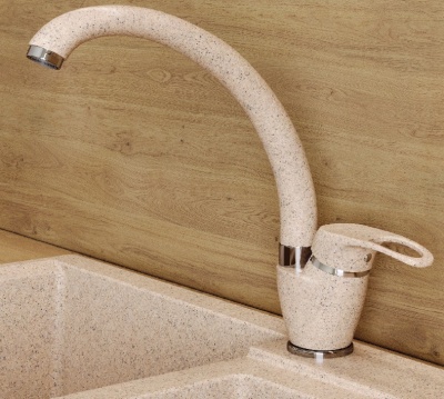 Детальное фото товара: Polygran Денеб, смеситель, песочный №302