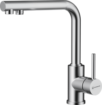 Фото товара: Omoikiri Nakagawa 2 Plus-BN, смеситель, нержавеющая сталь