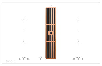 Фото товара: Kuppersbusch KMI 8500.0 WR Copper индукционная поверхность