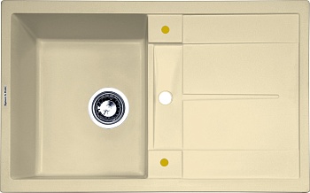 Zigmund & Shtain RECHTECK 780, мойка, молодое шампанское Фото товара: Zigmund & Shtain RECHTECK 780, мойка, молодое шампанское