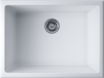 Детальное фото товара: Omoikiri Okinoshima 61-U/I-WH, мойка, керамика, белый