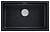 Фото товара: Paulmark LUMI 74UNI, мойка, гранит, черный металлик
