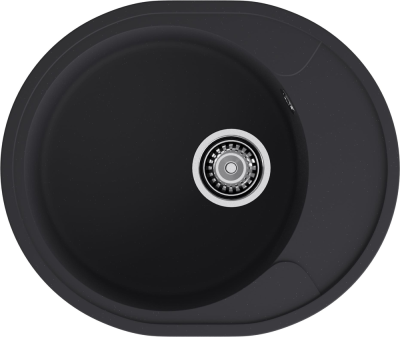 GranFest URBAN GF-UR-857L, мойка, гранит, черный