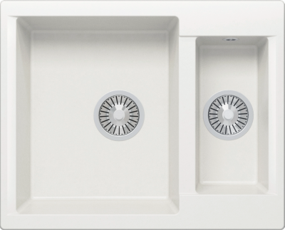 Детальное фото товара: Polygran BRIG-620, мойка, мрамор, белый хлопок 36