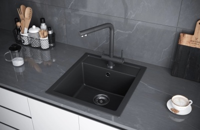 Детальное фото товара: KUCHENSTERN TOP 45, мойка, гранит, антрацит